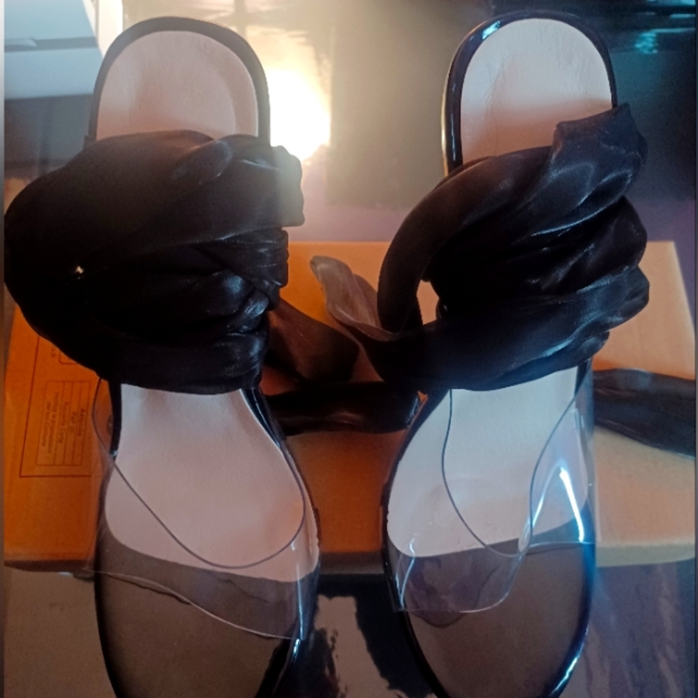 Ribbon Wrap Up Heels